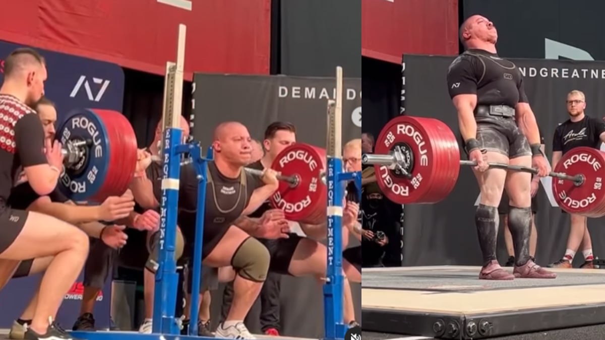 High Schooler deadlifts RECORD 600 Ibs. LEFT IT ALL OUT THERE