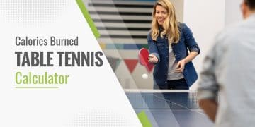 Calories Burned Playing Table Tennis
