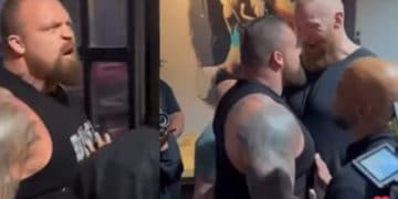 Eddie Hall Vs Hafthor Heated