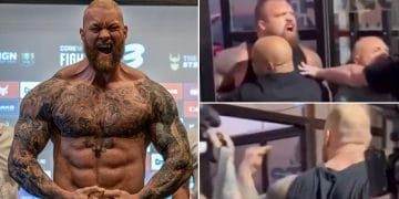 Hafthor Eddie Face Off Incident