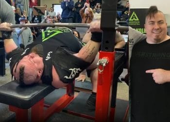 Jimmy Kolb 1320 Lbs Equipped Bench Press