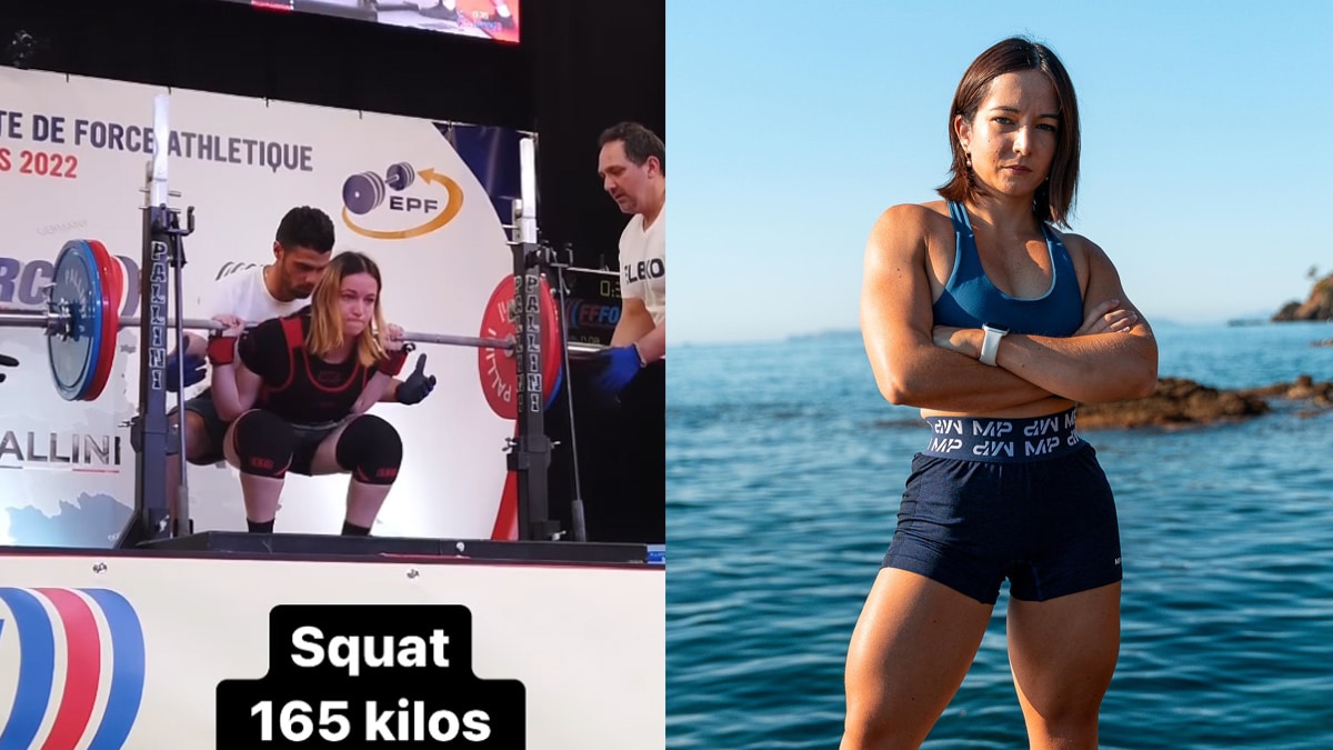 Powerlifter Noémie Allabert (U52) Wins 2022 French Nationals And Claims