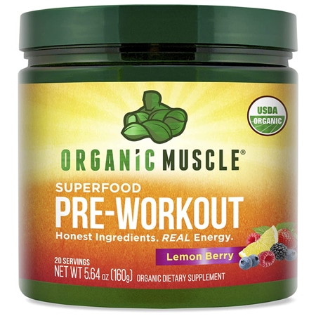Organic Muscle Pre Workout Powder