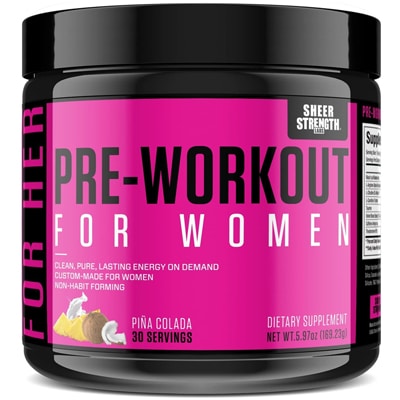 Sheer Strength Labs Pre Workout For Women