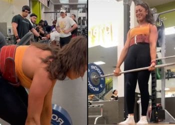 Tiktoker Shocks Male Gym Goers