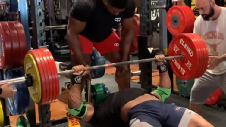 Larry Wheels Paused Bench