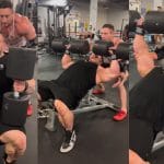 Nick Walker Dumbbell Presses
