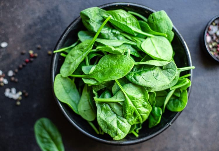 Fresh Spinach Green Leaves