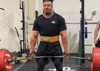 Larry Wheels Heavy Deadlift