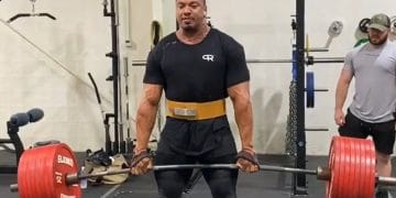 Larry Wheels Heavy Deadlift