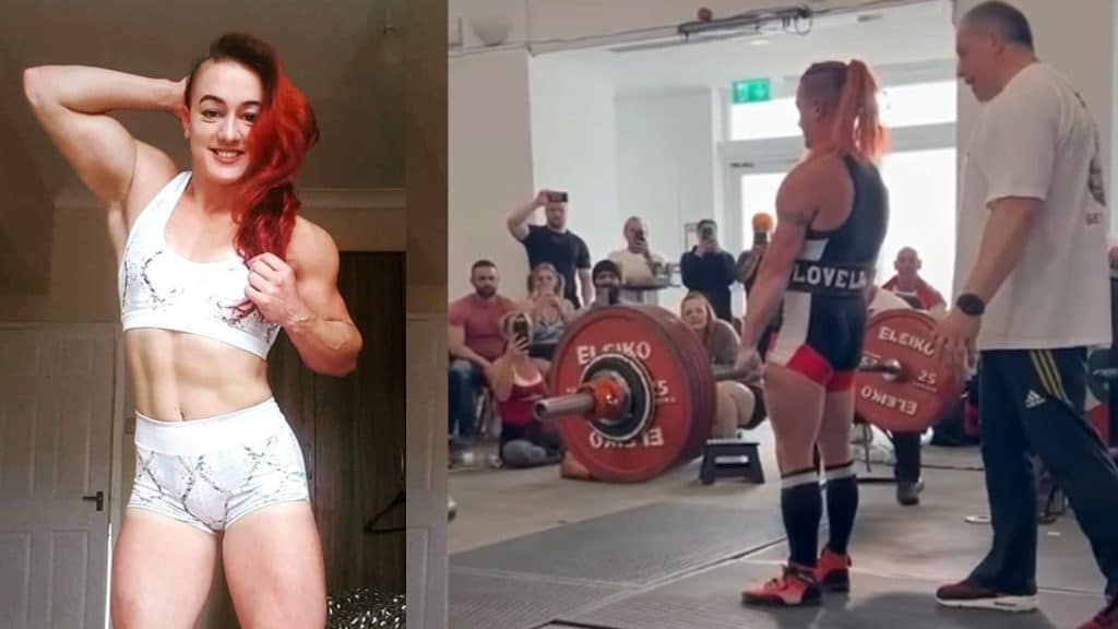 Rhianon Lovelace British Raw Deadlift Record