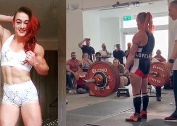 Rhianon Lovelace British Raw Deadlift Record
