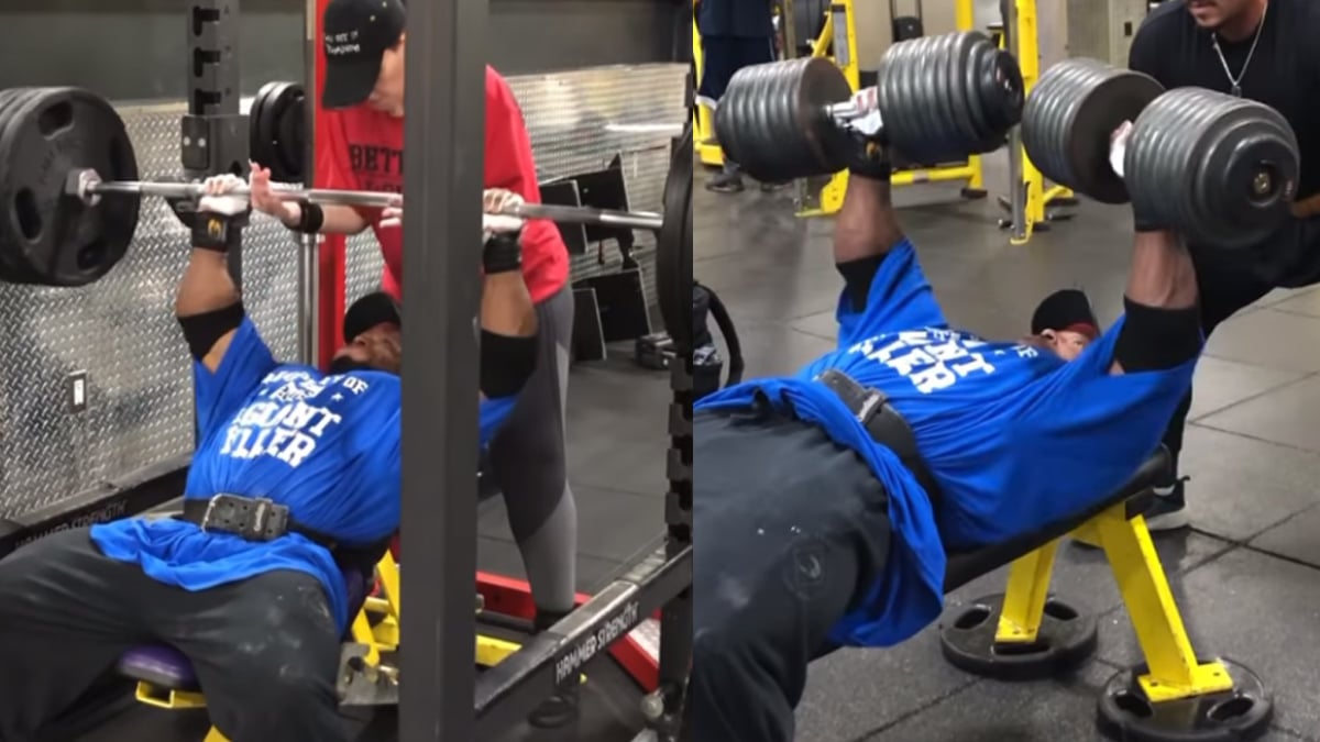 405lb Incline Press - 12 reps