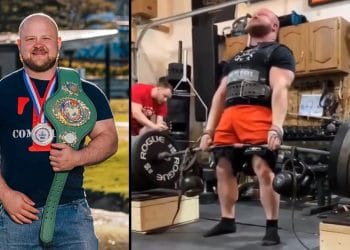 Strongman Ben Thompson Silver Dollar Deadlift World Record