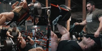 Nick Walker Derek Lunsford leg day