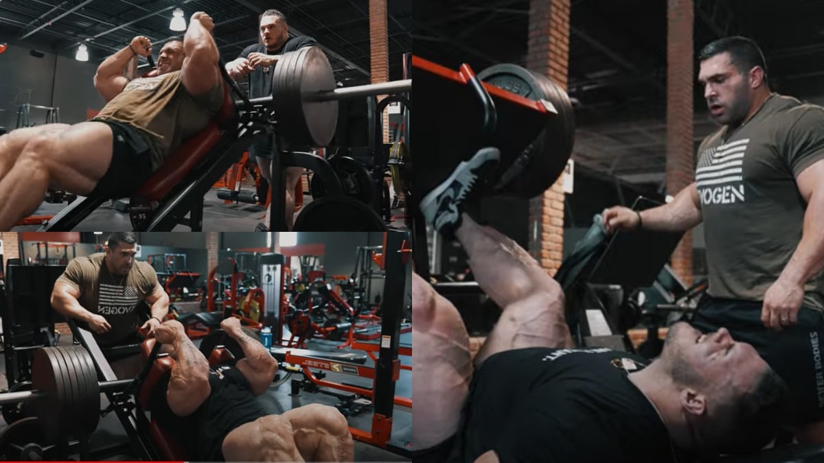 Nick Walker Derek Lunsford leg day