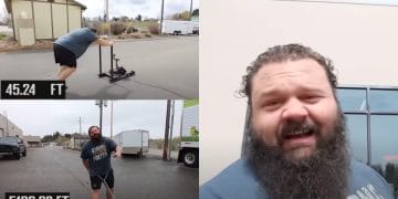 Robert Oberst sled workout