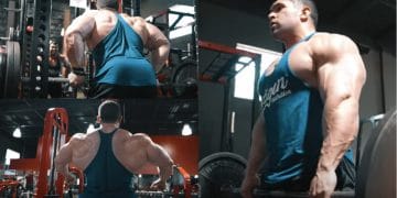 Derek Lunsford back workout