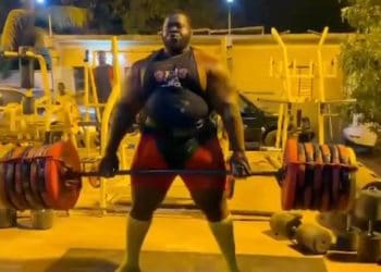 Iron Biby Stiff Bar Deadlifts