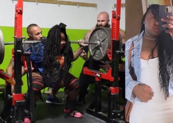 Sherine Marcelle Squats 635 Lb 2 Rep