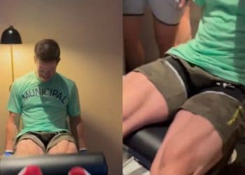 Mark Wahlberg leg extensions