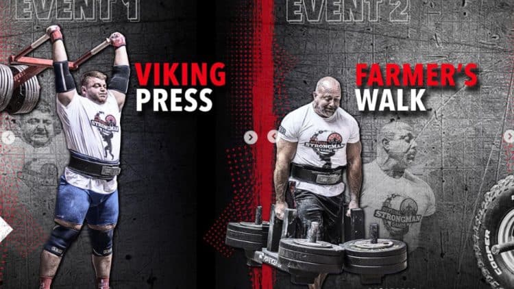 2022 Official Strongman Games Events