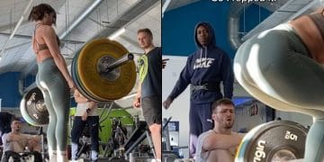 Female Fitness Influencer Deadlift