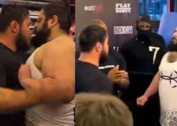 Iranian Hulk And Kazakh Titan Get Physical