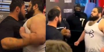 Iranian Hulk And Kazakh Titan Get Physical