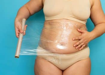 Saran Wrap On The Stomach