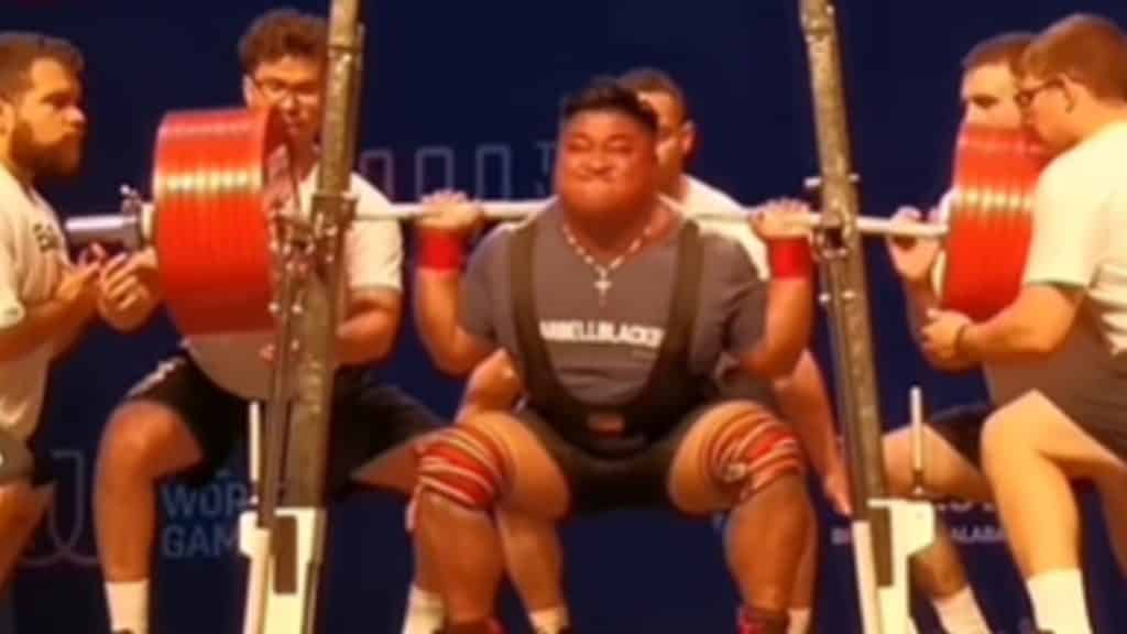 Sen Yang 440kg Equipped Squat