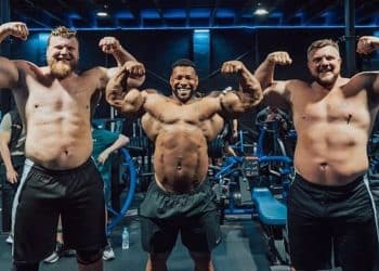 Stoltman Brothers With Nathan De Asha Workout