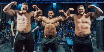 Stoltman Brothers With Nathan De Asha Workout