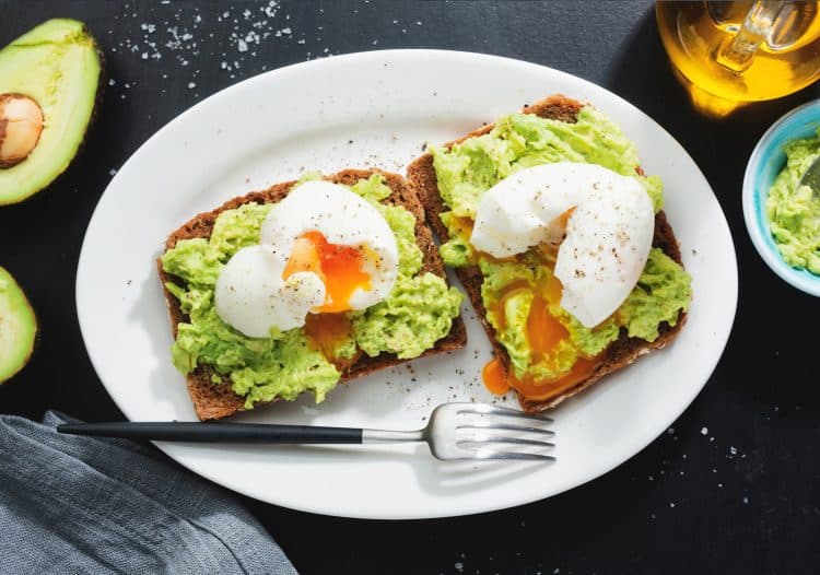 Toasts With Avocado And Eggs