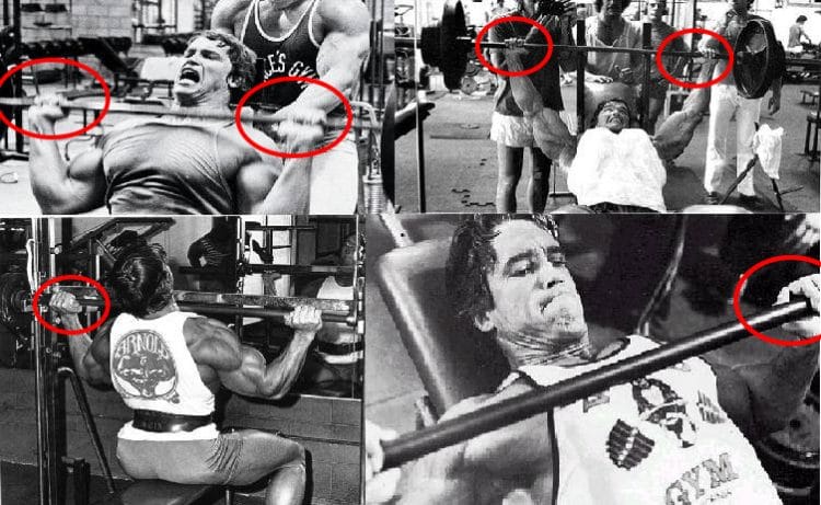 Arnold Using Suicide Grip