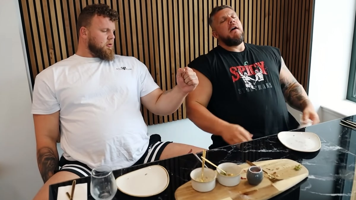 Luke & Tom Stoltman Take On The 20,000 Calorie Breakfast Challenge