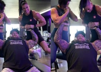 Big Boy Shoulder Press Dana Bailey Kristen Nun