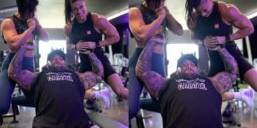 Big Boy Shoulder Press Dana Bailey Kristen Nun