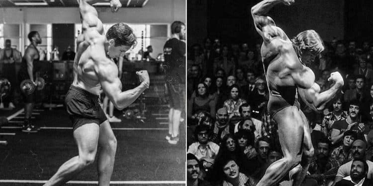 Buena Recreates Classic Bodybuilding Pose