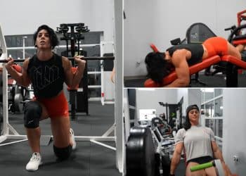 Dana Linn Bailey And Kristen Nun Leg Workout