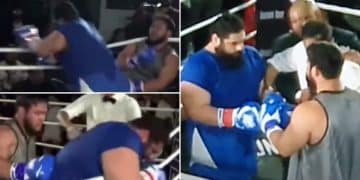Kazakh Titan Defeats Iranian Hulk