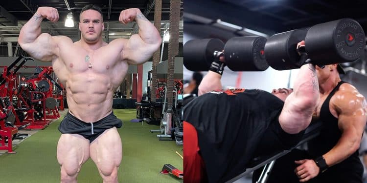 Nick Walker 200 Lb Incline Dumbbell Press