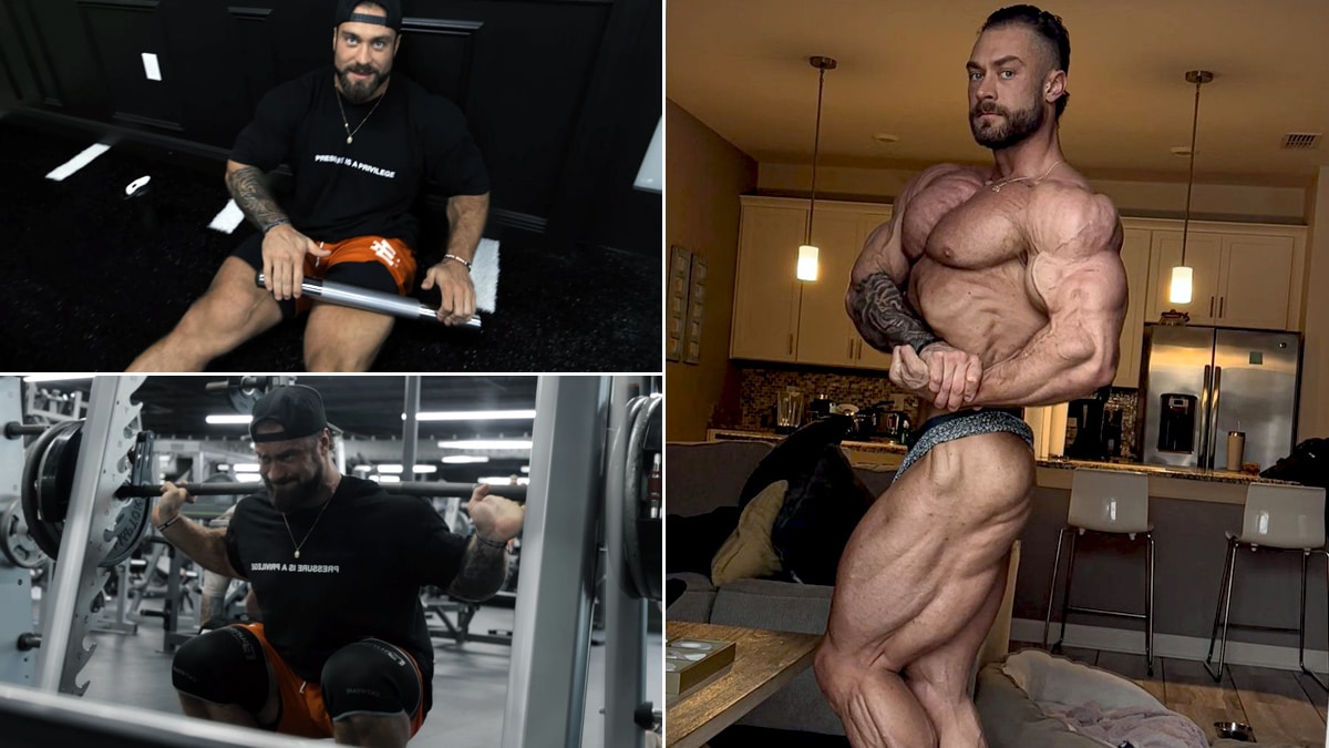 Bodybuilder Chris Bumstead Slays Leg Workout in Prep for 2022 Olympia