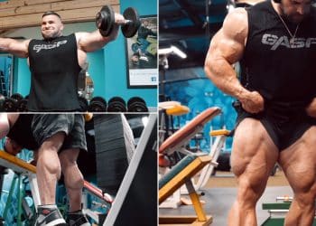 Derek Lunsford Shoulder Calf Workout