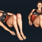 Heel Touches Exercise