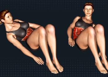 Heel Touches Exercise