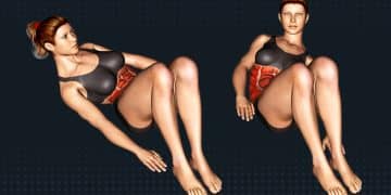 Heel Touches Exercise