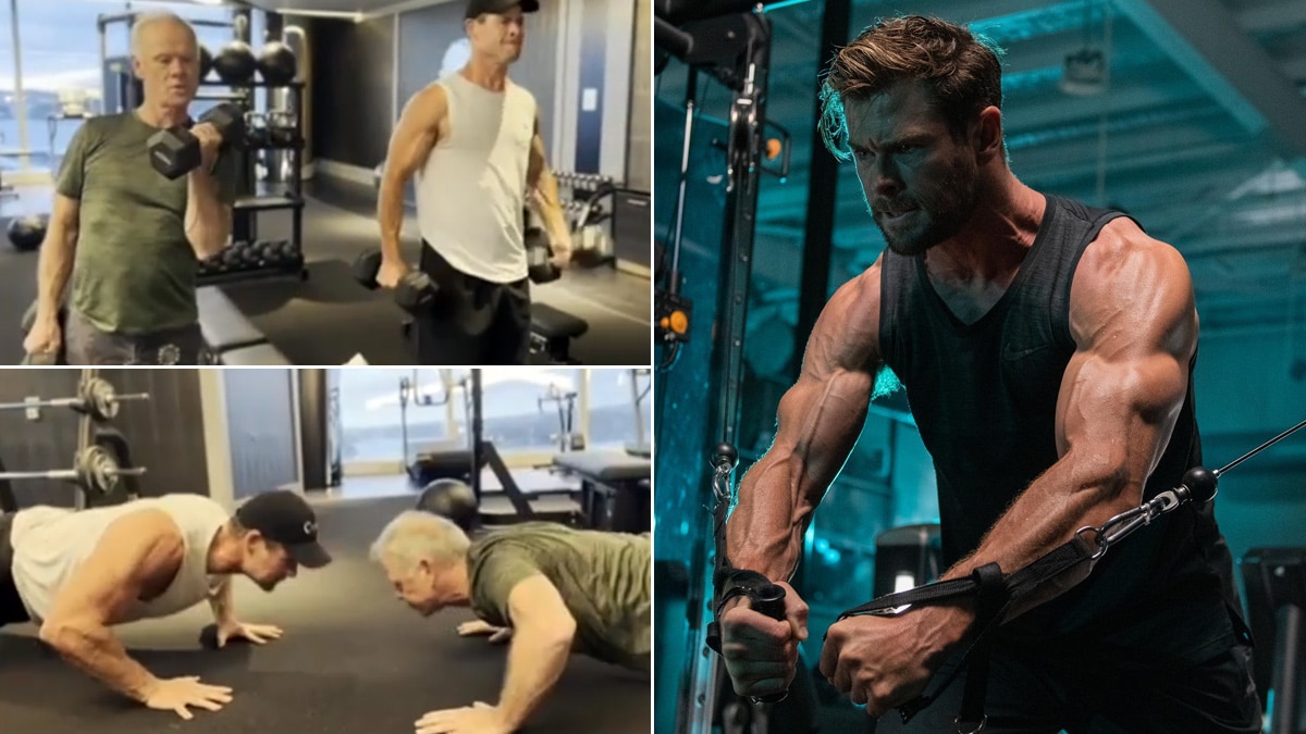 Chris Hemsworth Teams Up with His Dad for Intense Full Body Workout – Fitness Volt