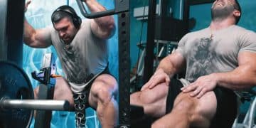 Derek Lunsford Brutal Leg Day