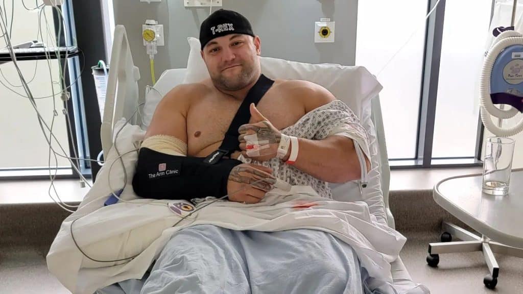 Evan Singleton Bicep Surgery